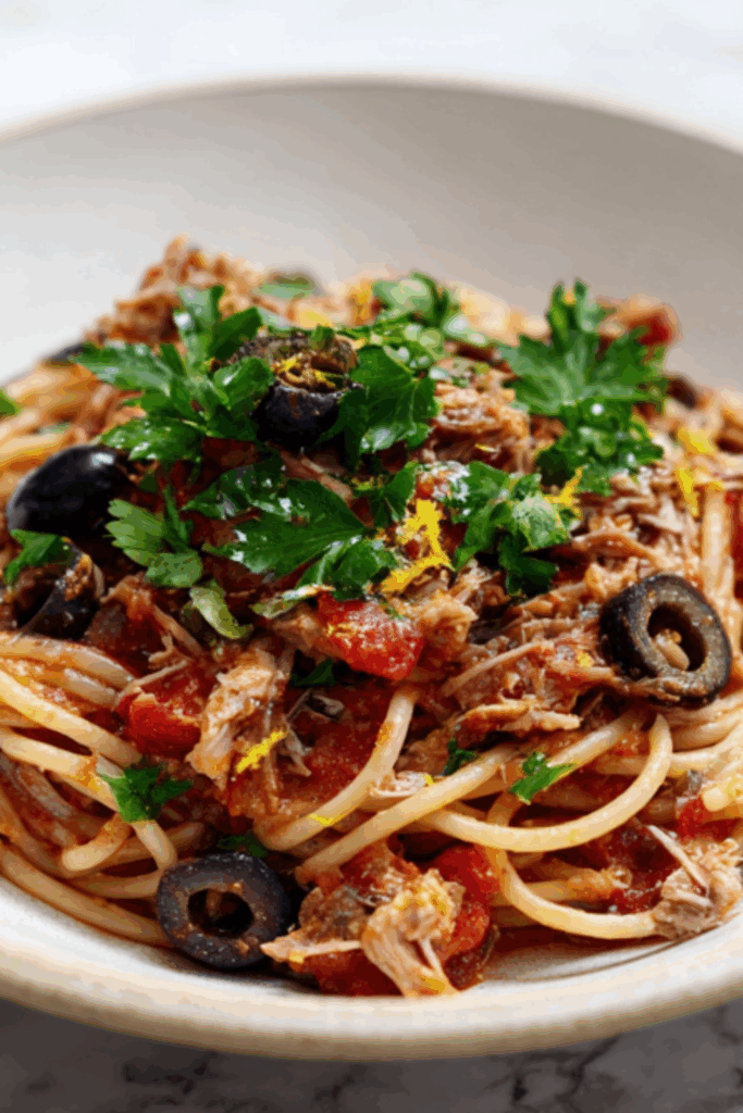 Jamie Oliver Sardine Puttanesca Pasta