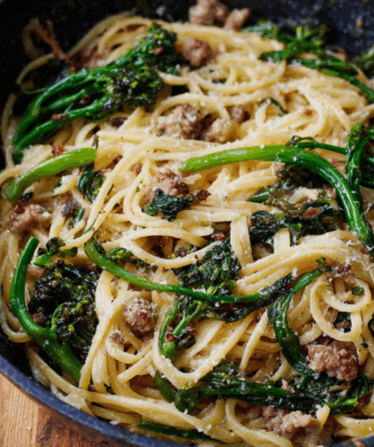 Jamie Oliver Sausage Linguine Pasta Recipe