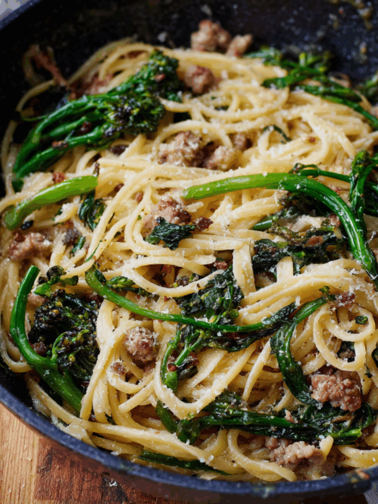 Jamie Oliver Sausage Linguine Pasta Recipe