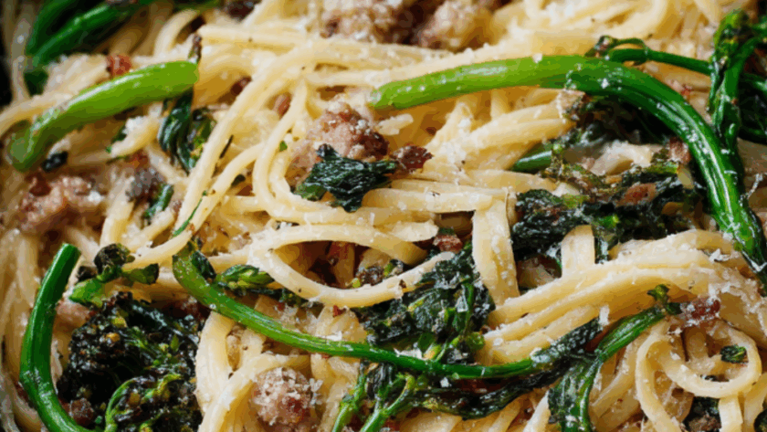 Jamie Oliver Sausage Linguine Pasta Recipe