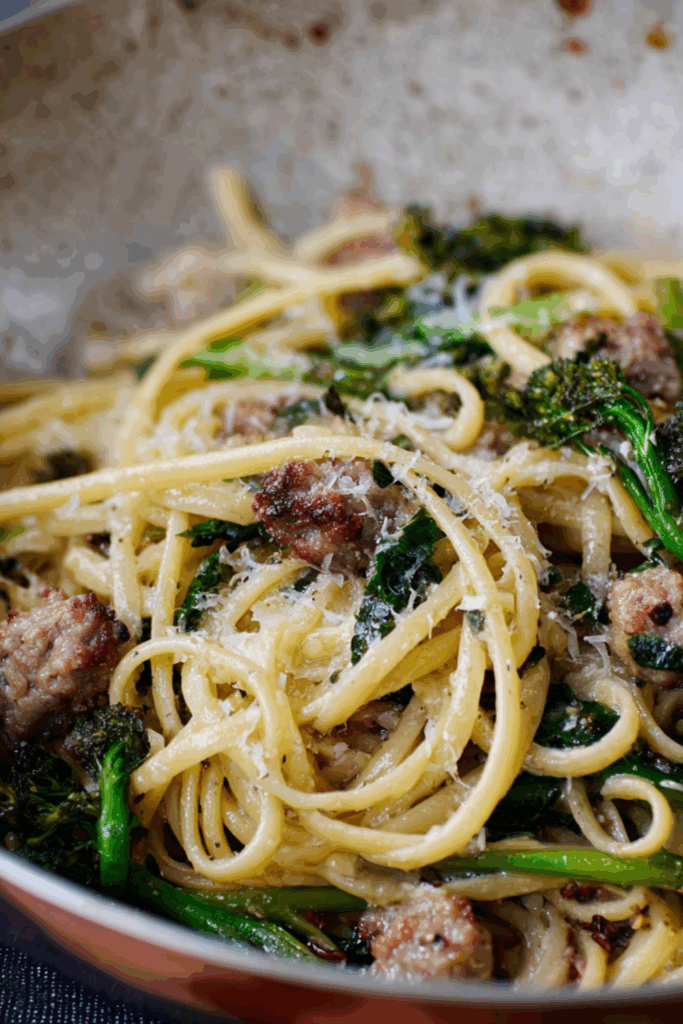 Jamie Oliver Sausage Linguine Pasta Recipe