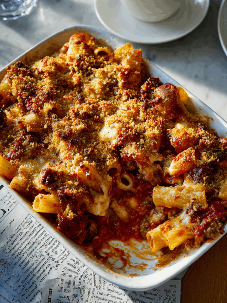 Jamie Oliver Sausage Pasta Bake
