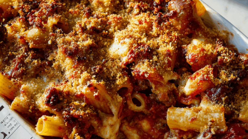Jamie Oliver Sausage Pasta Bake