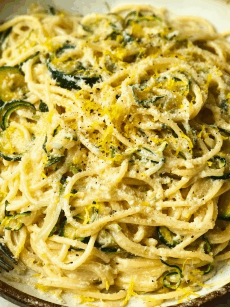 Jamie Oliver Simple Courgette Pasta