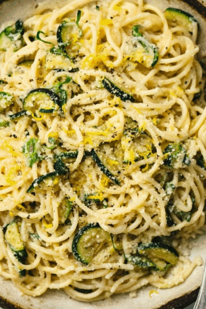 Jamie Oliver Simple Courgette Pasta
