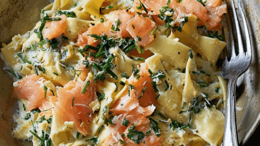 Jamie Oliver Smoked Salmon Pasta