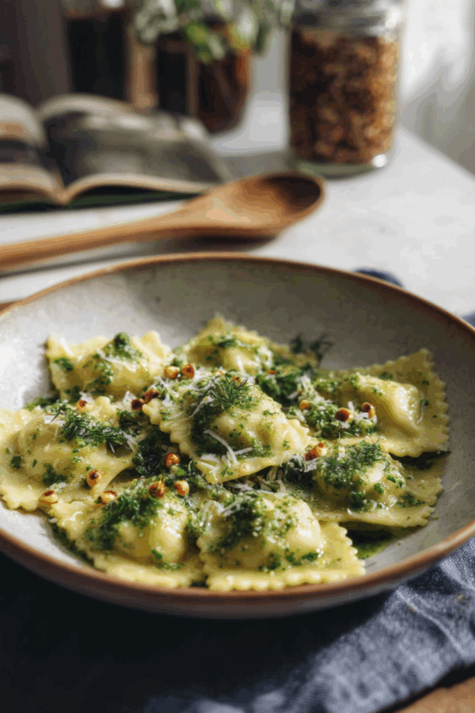 Jamie Oliver Stinging Nettle Ravioli Pasta Recipe