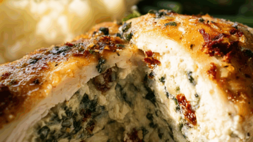 Jamie Oliver Stuffed Chicken Breast​