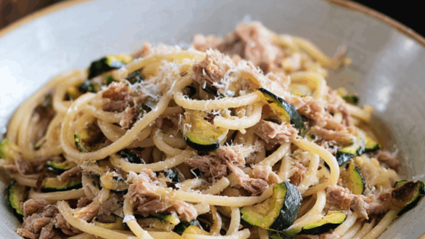 Jamie Oliver Tuna Fettuccine Pasta