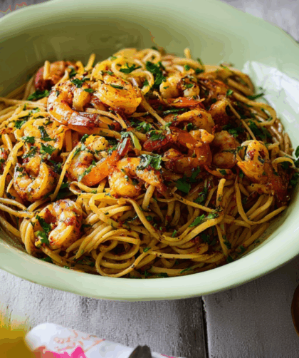 Jamie Oliver Tunisian Prawn Pasta