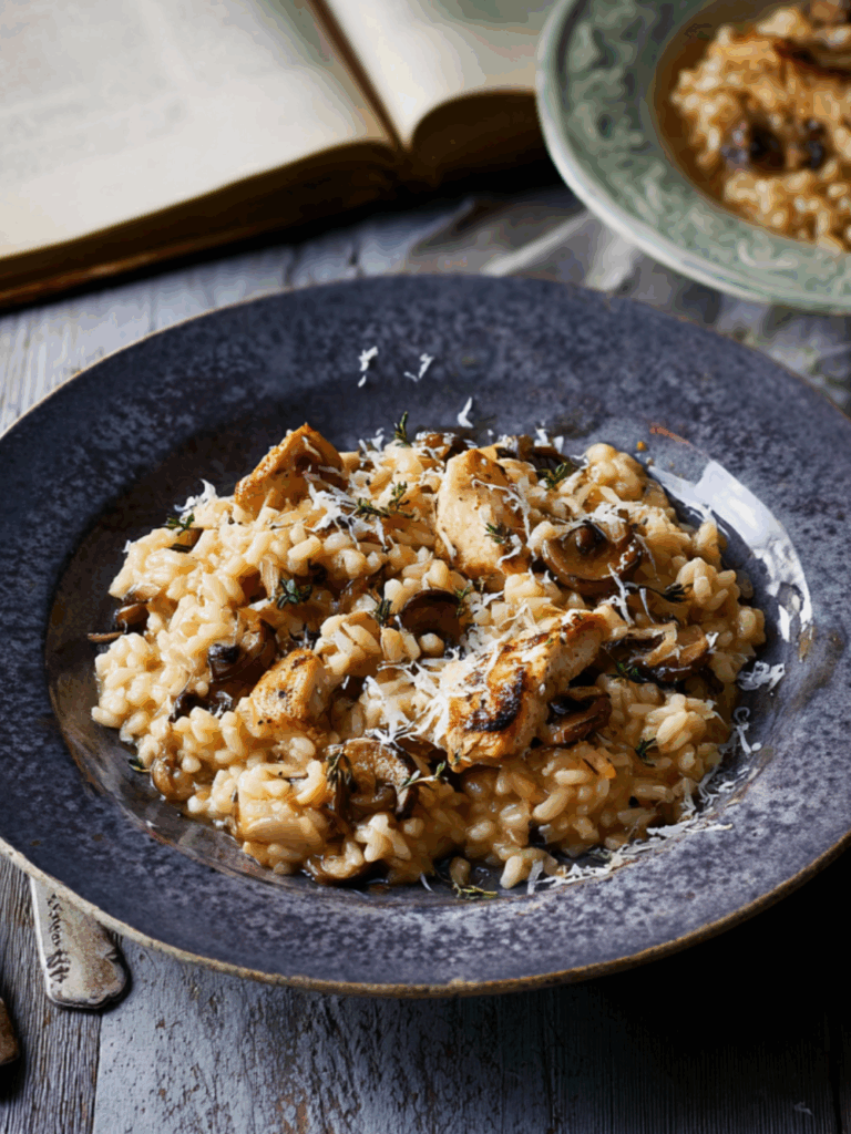 Jamie Oliver​ Chicken And Mushroom Risotto