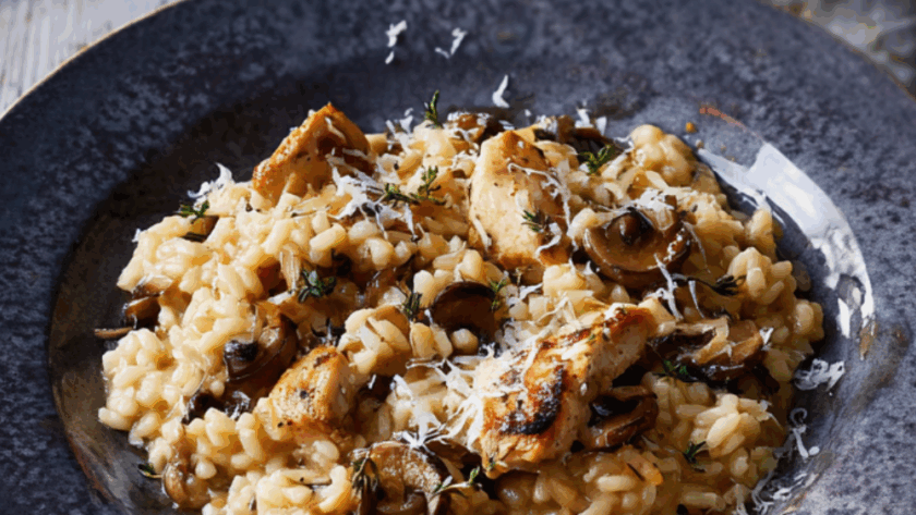 Jamie Oliver​ Chicken And Mushroom Risotto