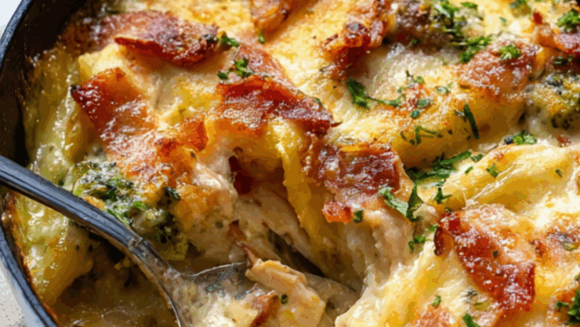 Jamie Oliver​ Chicken Broccoli Pasta Bake