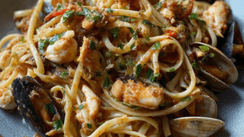 Jamie Oliver​ Seafood Pasta