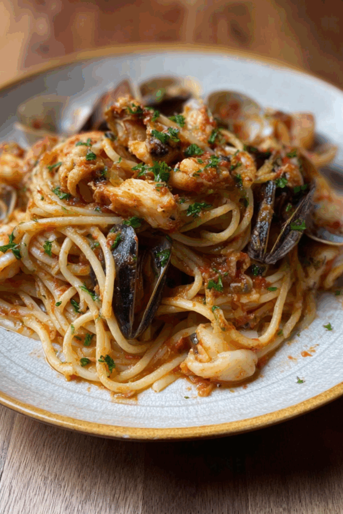 Jamie Oliver​ Seafood Pasta