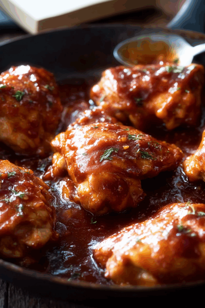 Jamie Oliver​ Sticky Chicken Thighs