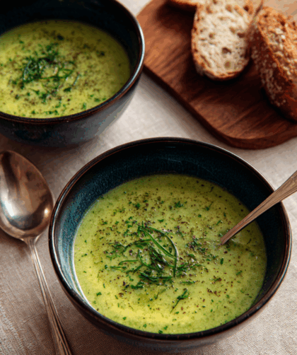 Marry Berry Courgette and Blue Cheese Soup Recipe