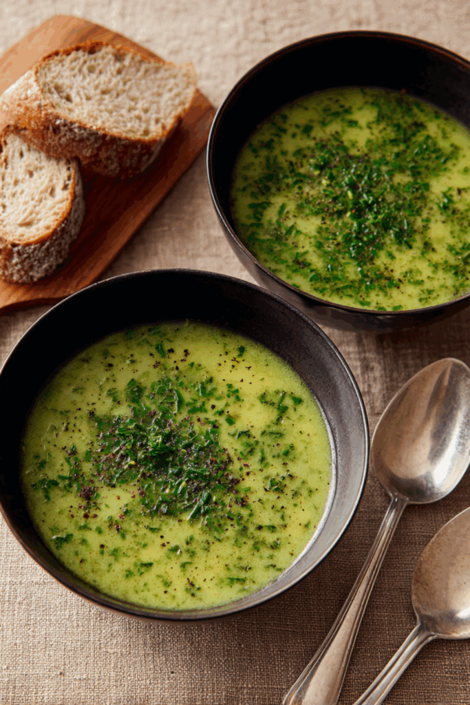 Marry Berry Courgette and Blue Cheese Soup Recipe