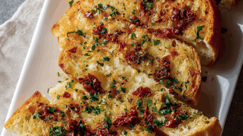 Marry Berry Garlic and Tomato Ciabatta Recipe