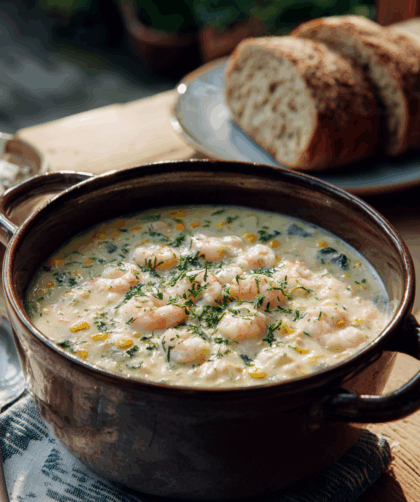 Marry Berry Haddock, Prawn and Sweetcorn Chowder Recipe