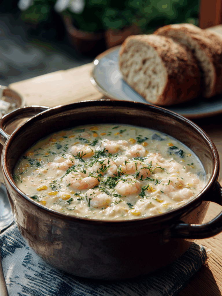 Marry Berry Haddock, Prawn and Sweetcorn Chowder Recipe