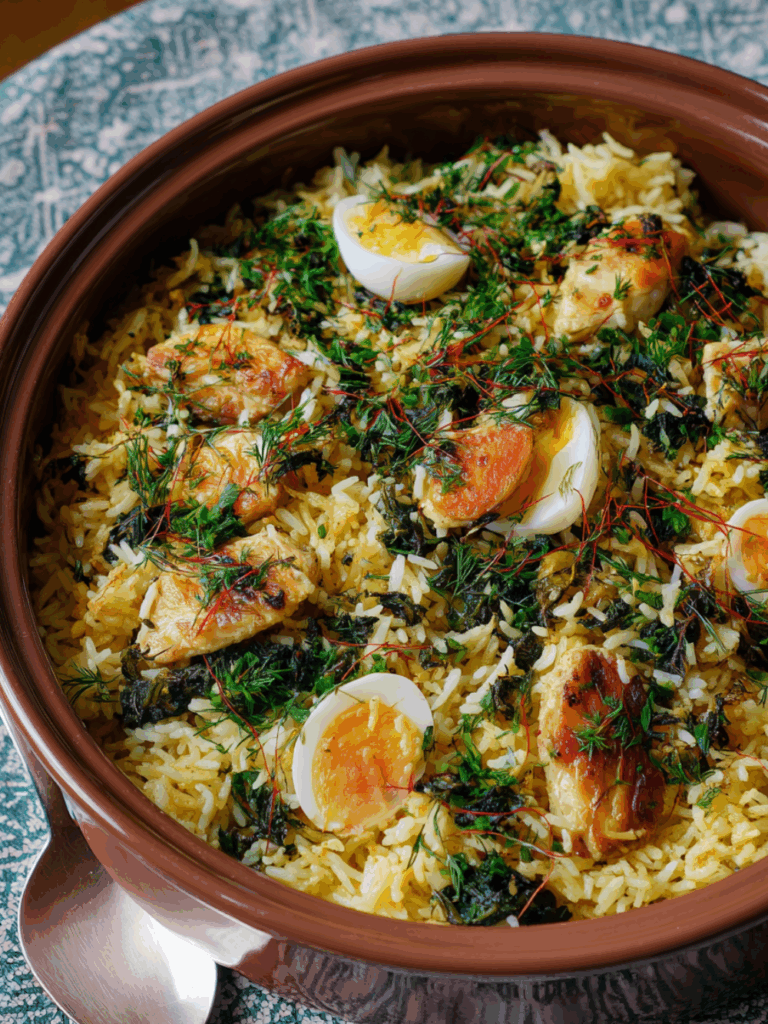 Marry Berry Kedgeree with Spinach and Herbs Recipe