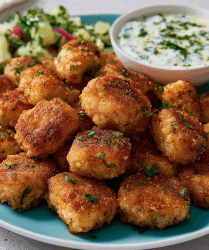 Marry Berry Lemongrass Crab Cakes with Cucumber and Radish Salsa Recipe