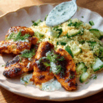 Marry Berry Marinated Spiced Chicken with Herby Couscous