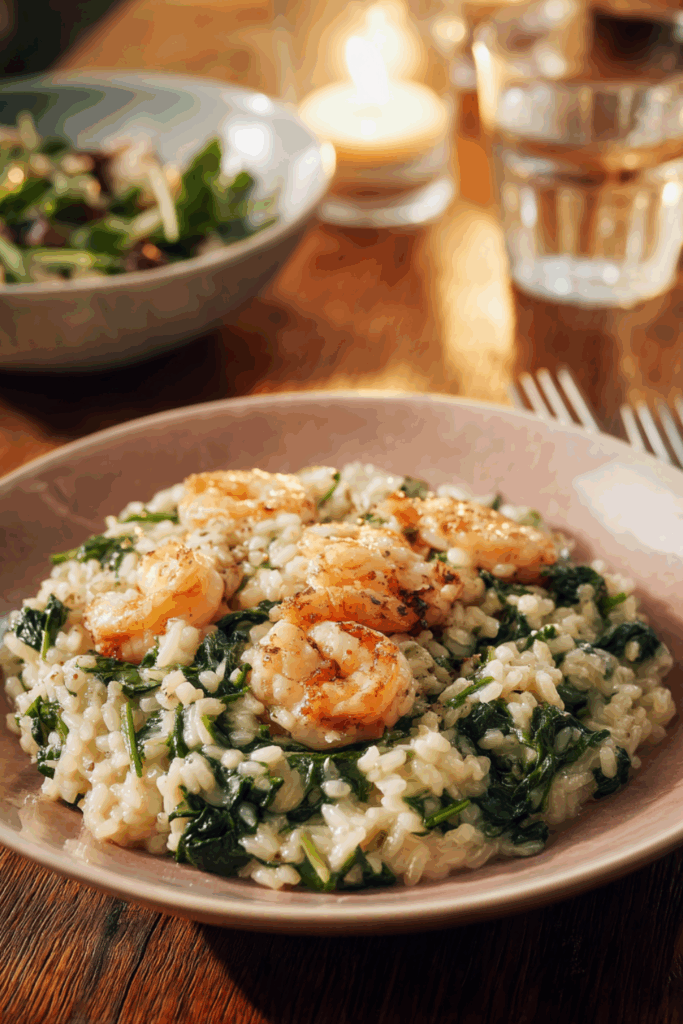 Marry Berry Risotto with Prawns, Watercress and Lemon Recipe