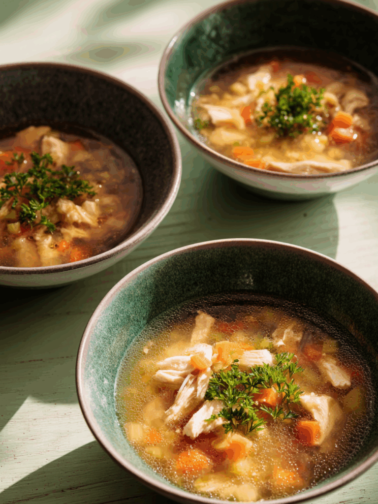 Marry Berry Roast Chicken Soup Recipe