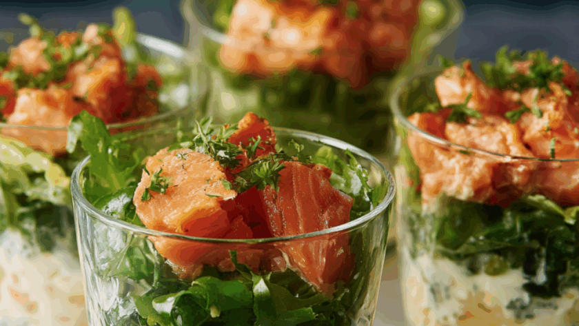 Marry Berry Smoked Trout and Egg Mayo Tumbler Recipe