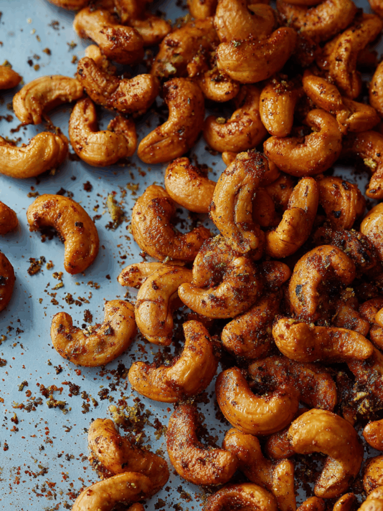 Marry Berry Spiced Roasted Cashews Recipe