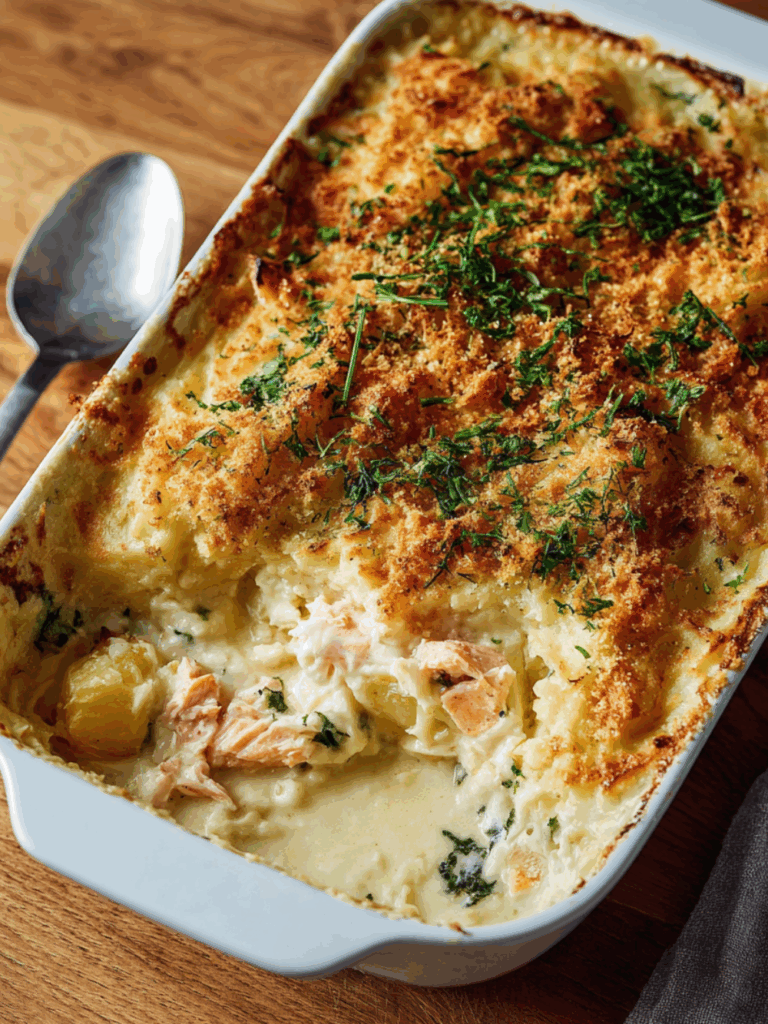 Marry Berry Three Fish and Potato Gratin