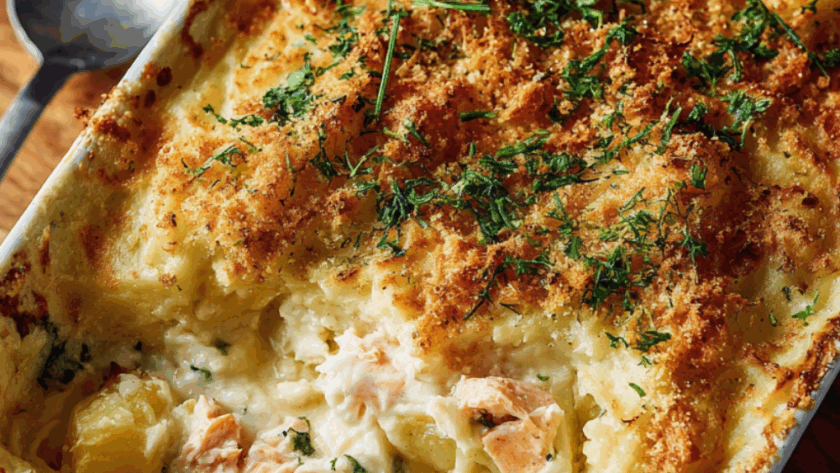 Marry Berry Three Fish and Potato Gratin