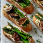 Marry Berry Goat’s Cheese, Asparagus and Fig Bruschetta Recipe