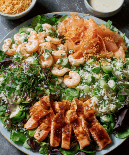 Marry Berry Seafood Salad with Pickled Veg Recipe