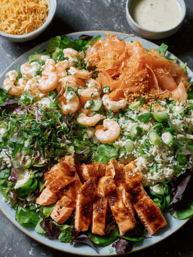 Marry Berry Seafood Salad with Pickled Veg Recipe