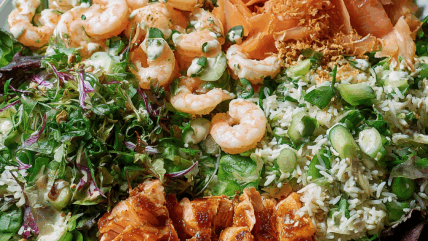 Marry Berry Seafood Salad with Pickled Veg Recipe