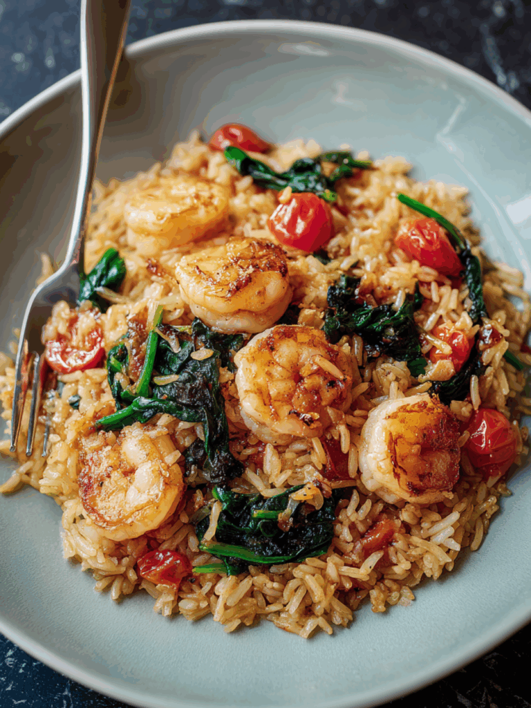 Marry Berry Prawn Fried Rice with Vegetables Recipe