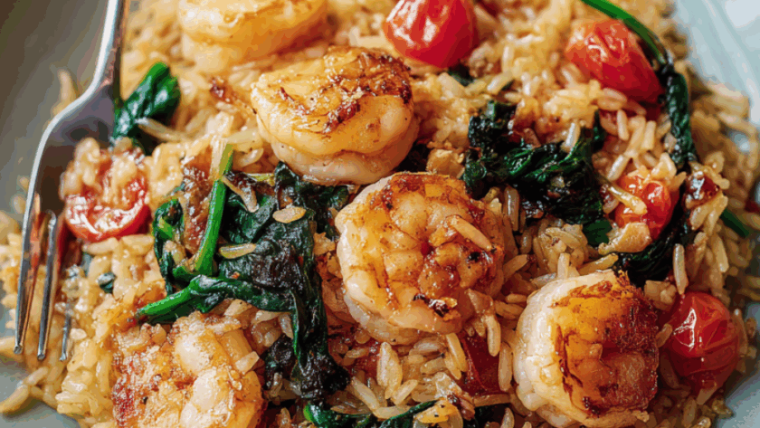 Marry Berry Prawn Fried Rice with Vegetables Recipe