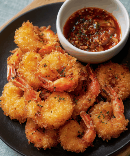 Marry Berry Panko Prawns with Mango Chilli Dipping Sauce Recipe