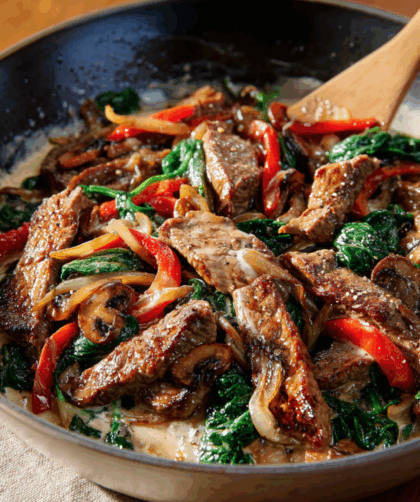 Mary Berry Horseradish Beef and Red Pepper Stir-fry