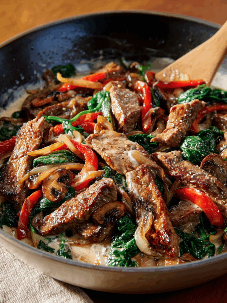 Mary Berry Horseradish Beef and Red Pepper Stir-fry