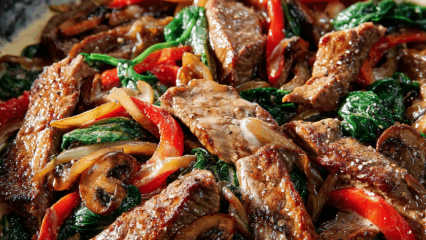 Mary Berry Horseradish Beef and Red Pepper Stir-fry