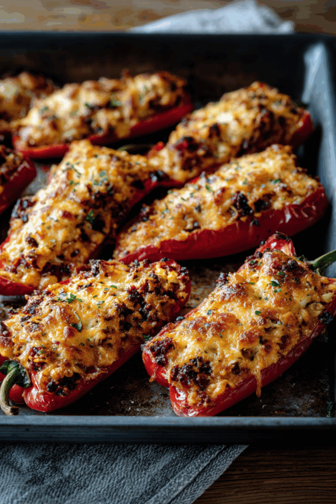 Marry Berry Lentil and Artichoke Romano Peppers