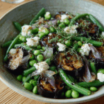 Mary Berry Two Bean and Aubergine Salad with Garlic Balsamic Dressing