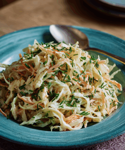 Mary Berry Lemon and Chive Coleslaw