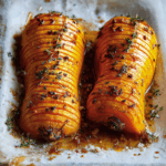 Mary Berry Hasselback Squash with Honey and Ginger