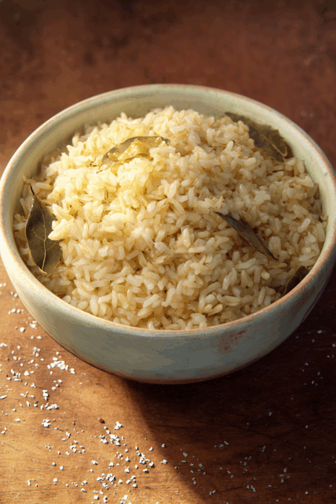 Mary Berry Bay and Lemon Brown Rice