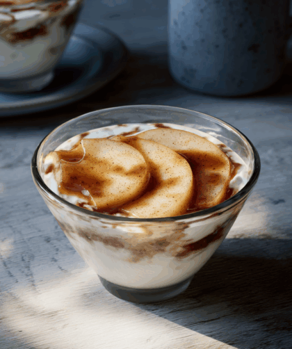 Marry Berry Caramelised Pear Brûlée